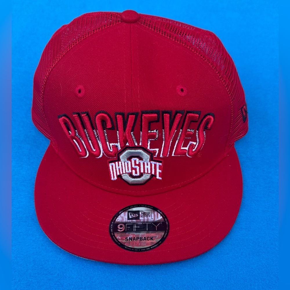 New Era Red Buckeyes Snapback Cap